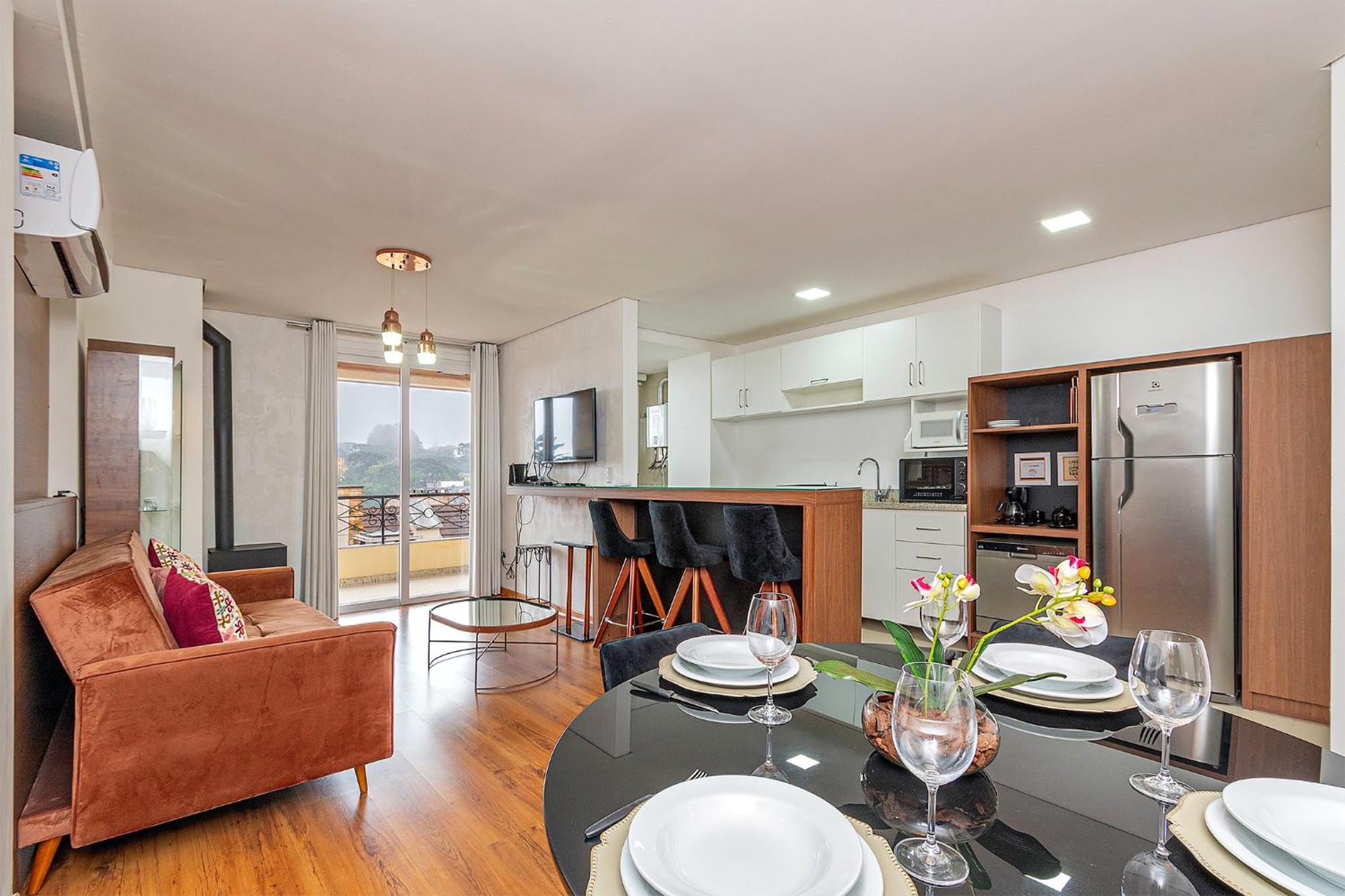 Apartmán 2D No Centro De Gramado, A 500M Da Rua Coberta Exteriér fotografie